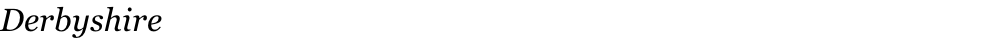 Derbyshire